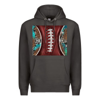Smoke western pattern and american football Premium Hoodie - BarkalooDesign
