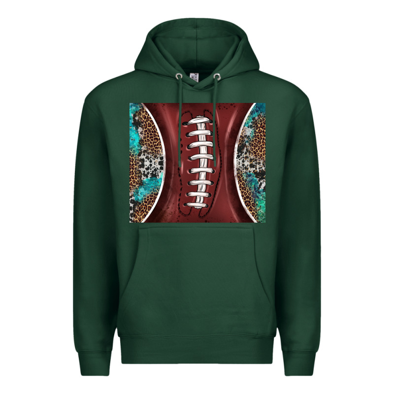 Western Pattern And American Football Premium Hoodie by BarkalooDesign | Teevron