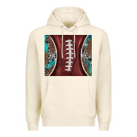 Tofu western pattern and american football Premium Hoodie - BarkalooDesign