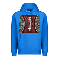 True Royal western pattern and american football Premium Hoodie - BarkalooDesign
