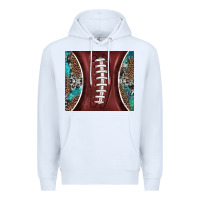 White western pattern and american football Premium Hoodie - BarkalooDesign