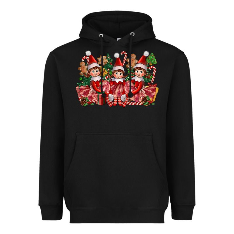 Christmas Girl Elfs Heavyweight Hoodie by FaDigitalArtStudio | Teevron