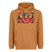 Meerkat Christmas girl elfs Heavyweight Hoodie - FaDigitalArtStudio