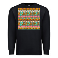 Black school teacher seamless pattern Premium Sweatshirt - HRA Design Shop