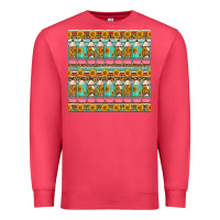 Cardinal school teacher seamless pattern Premium Sweatshirt - HRA Design Shop