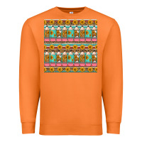 Carrot school teacher seamless pattern Premium Sweatshirt - HRA Design Shop