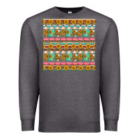 Charcoal Heather school teacher seamless pattern Premium Sweatshirt - HRA Design Shop