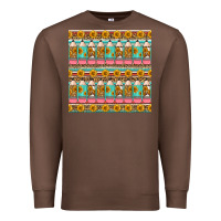Chestnut school teacher seamless pattern Premium Sweatshirt - HRA Design Shop