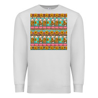 Dove Grey school teacher seamless pattern Premium Sweatshirt - HRA Design Shop
