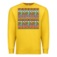 Lemon school teacher seamless pattern Premium Sweatshirt - HRA Design Shop