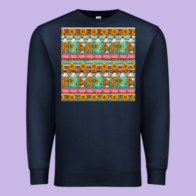 School Teacher Seamless Pattern Premium Sweatshirt Designed By Hra Design Shop