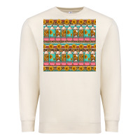 Sandshell school teacher seamless pattern Premium Sweatshirt - HRA Design Shop