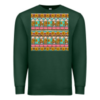 Sports Green school teacher seamless pattern Premium Sweatshirt - HRA Design Shop