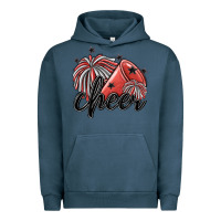 Pigment Midnight Navy cheer Urban Hoodie - MaliasSmallBusiness