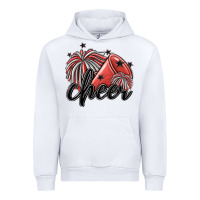 White cheer Urban Hoodie - MaliasSmallBusiness
