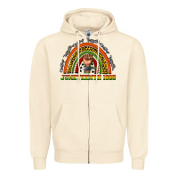 Sandshell juneteenth 1865 rainbow Zipper Hoodie - texasbilliewilder