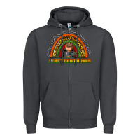 Smoke juneteenth 1865 rainbow Zipper Hoodie - texasbilliewilder