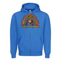 True Royal juneteenth 1865 rainbow Zipper Hoodie - texasbilliewilder