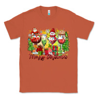 Copper merry christmas wine glasses Classic Tee - Zillion Design Studio