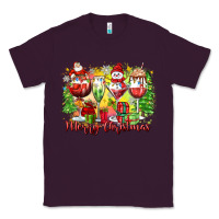 Plum merry christmas wine glasses Classic Tee - Zillion Design Studio