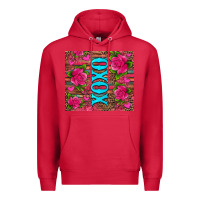 Cardinal xoxo valentine's day pink roses and hearts Premium Hoodie - Jasminsmagicworld