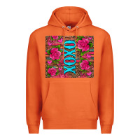 Carrot xoxo valentine's day pink roses and hearts Premium Hoodie - Jasminsmagicworld