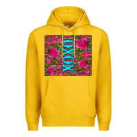 Lemon xoxo valentine's day pink roses and hearts Premium Hoodie - Jasminsmagicworld
