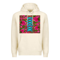 Tofu xoxo valentine's day pink roses and hearts Premium Hoodie - Jasminsmagicworld