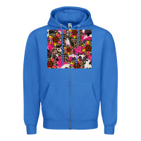 True Royal sunflower cowhide Zipper Hoodie - Zillion Design Studio