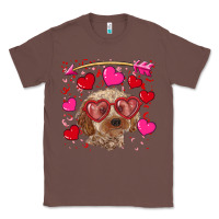 Chestnut Valentine's day cockapoo Classic Tee - RanaPortraitStore