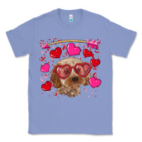 Colony Blue Valentine's day cockapoo Classic Tee - RanaPortraitStore