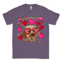 Lavender Valentine's day cockapoo Classic Tee - RanaPortraitStore