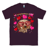 Plum Valentine's day cockapoo Classic Tee - RanaPortraitStore