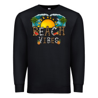 Black beach vibes Premium Sweatshirt - CowhideDigitalArt