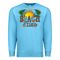 Ocean Blue beach vibes Premium Sweatshirt - CowhideDigitalArt