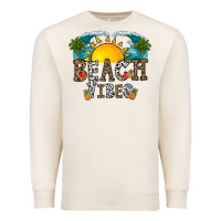 Sandshell beach vibes Premium Sweatshirt - CowhideDigitalArt