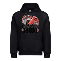 Black cheer mom Urban Hoodie - MaliasSmallBusiness