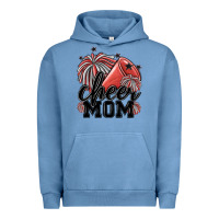 Pigment Pebble Blue cheer mom Urban Hoodie - MaliasSmallBusiness