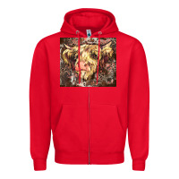 Red leopard cow Zipper Hoodie - Zillion Design Studio
