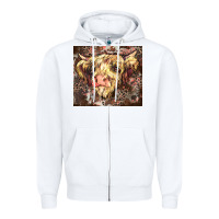 White leopard cow Zipper Hoodie - Zillion Design Studio
