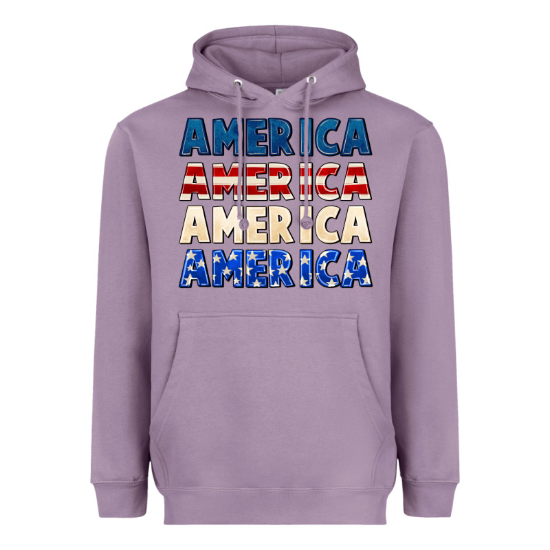 America 4th Of July Heavyweight Hoodie by CowGirlArtShop | Teevron