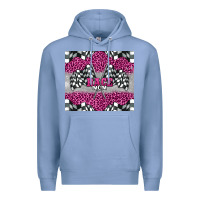 Colony Blue race mom Premium Hoodie - BarkalooDesign