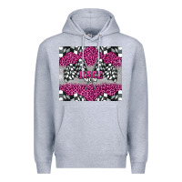 Heather Grey race mom Premium Hoodie - BarkalooDesign