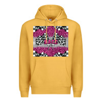 Mustard race mom Premium Hoodie - BarkalooDesign