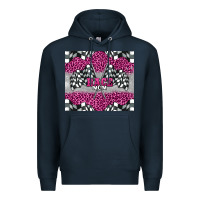 Navy race mom Premium Hoodie - BarkalooDesign