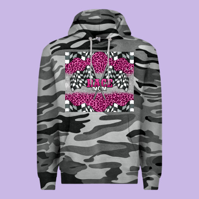 Race Mom Premium Hoodie Designed By Barkaloodesign
