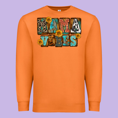 Western Mama Vibes Premium Sweatshirt Designed By Fadigitalartstudio