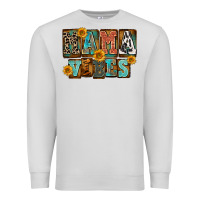 Dove Grey western mama vibes Premium Sweatshirt - FaDigitalArtStudio