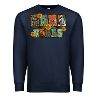 Navy western mama vibes Premium Sweatshirt - FaDigitalArtStudio
