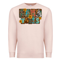 Pale Pink western mama vibes Premium Sweatshirt - FaDigitalArtStudio